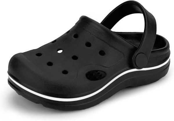 Toddler Girls Boys Clogs Classic Garden Shower Beach Pool Swim Slip on Sandals Slides Children Kid Cute Water Shoes-0