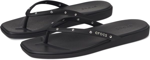 Crocs Women's Miami Flip Flops, Thong Sandals-0