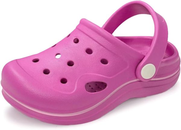 Toddler Girls Boys Clogs Classic Garden Shower Beach Pool Swim Slip on Sandals Slides Children Kid Cute Water Shoes-0