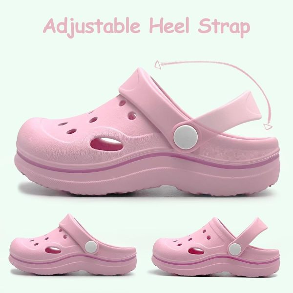 Toddler Girls Boys Clogs Classic Garden Shower Beach Pool Swim Slip on Sandals Slides Children Kid Cute Water Shoes-2