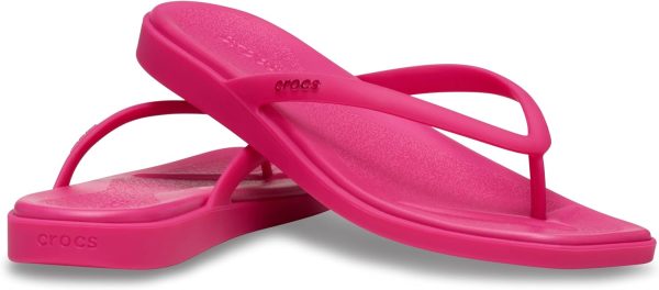 Crocs Women's Miami Flip Flops, Thong Sandals-1
