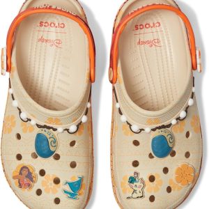 Crocs Unisex-Adult Disney Moana Classic Clogs, Shoes for Women and Men-0