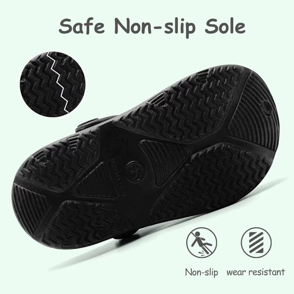 Toddler Girls Boys Clogs Classic Garden Shower Beach Pool Swim Slip on Sandals Slides Children Kid Cute Water Shoes-3