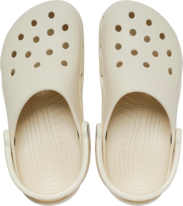 Crocs Unisex-Adult Classic Clog, Clogs for Women and Men, Bone, 3 Men/5 Women-2