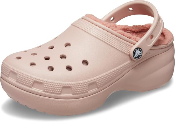 Crocs Womens Classic Lined Platform Clogs-0