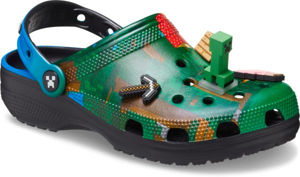 Crocs Unisex-Adult Classic Minecraft Clogs-1