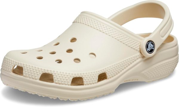 Crocs Unisex-Adult Classic Clog, Clogs for Women and Men, Bone, 3 Men/5 Women-0