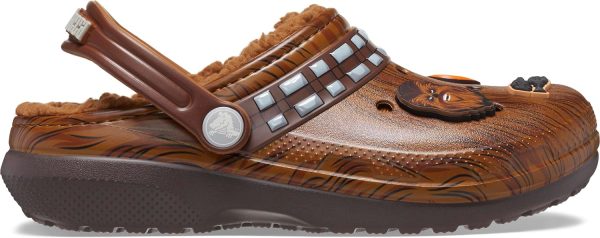 Crocs Unisex-Child Star Wars Chewbacca Classic Lined Clogs-4