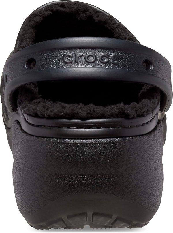 Crocs Womens Classic Lined Platform Clogs-1