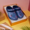 Disney Stitch Clogs for Women Winter Fleece Lining Warm Slip On Sandals Outdoor Garden Shoes with Strap Gifts for Women-1