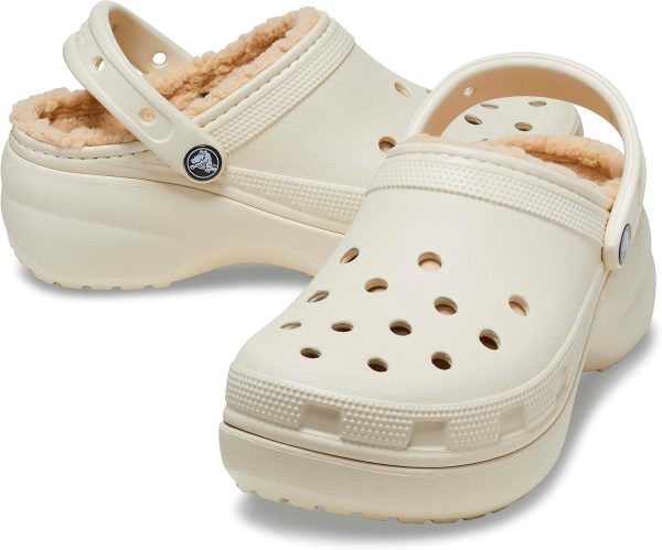 Crocs Womens Classic Lined Platform Clogs-3