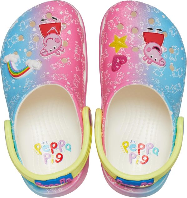 Crocs Kids' Classic Peppa Pig Clogs-1