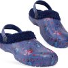 Disney Stitch Clogs for Women Winter Fleece Lining Warm Slip On Sandals Outdoor Garden Shoes with Strap Gifts for Women-0