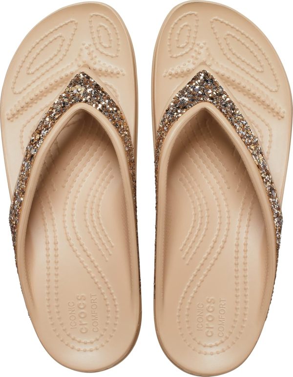 Crocs Women's Sloane Ombre Diamante Flip-3