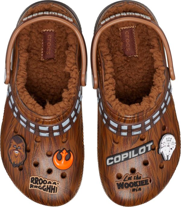Crocs Unisex-Child Star Wars Chewbacca Classic Lined Clogs-3