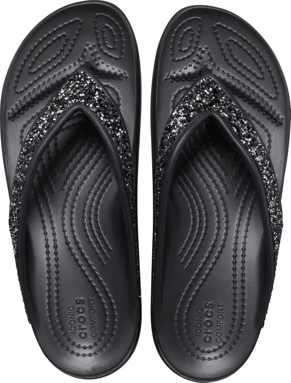 Crocs Women's Sloane Ombre Diamante Flip-3