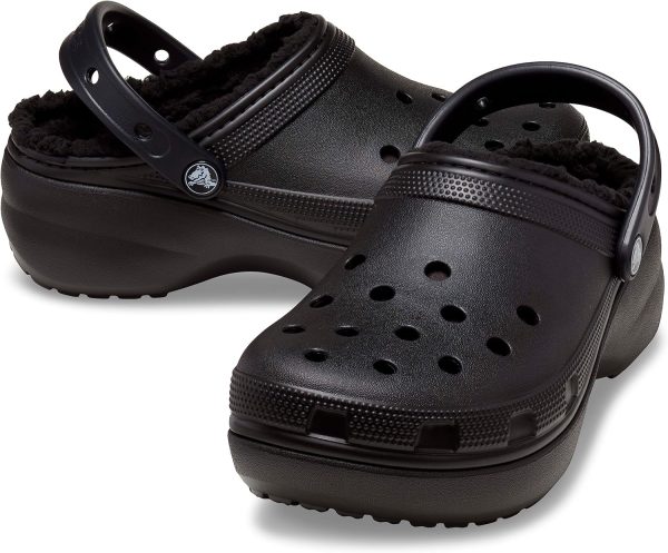 Crocs Womens Classic Lined Platform Clogs-3